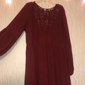 Long Sleeve Lace Dress